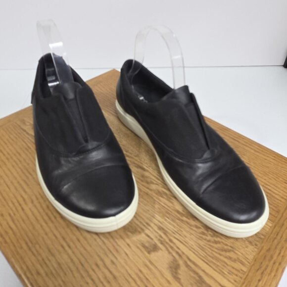 ECCO Soft 7 Shoes Mens Size 40 Leather Slip On Comfort Casual Danish Design - Picture 1 of 12